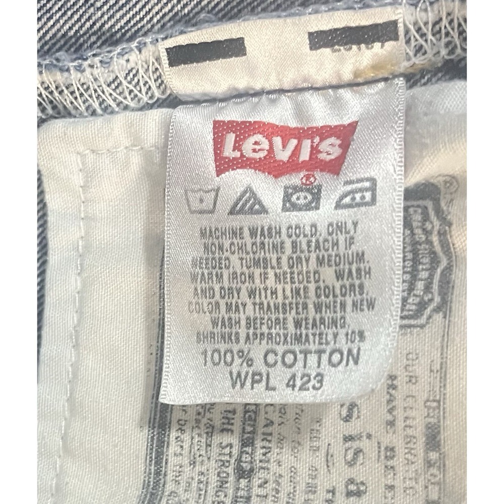 VTG Y2K 2009 Levis 501 Jeans Men 38x31‎ Rigid Indigo Shrink to Fit Raw Mexico - Picture 10 of 11